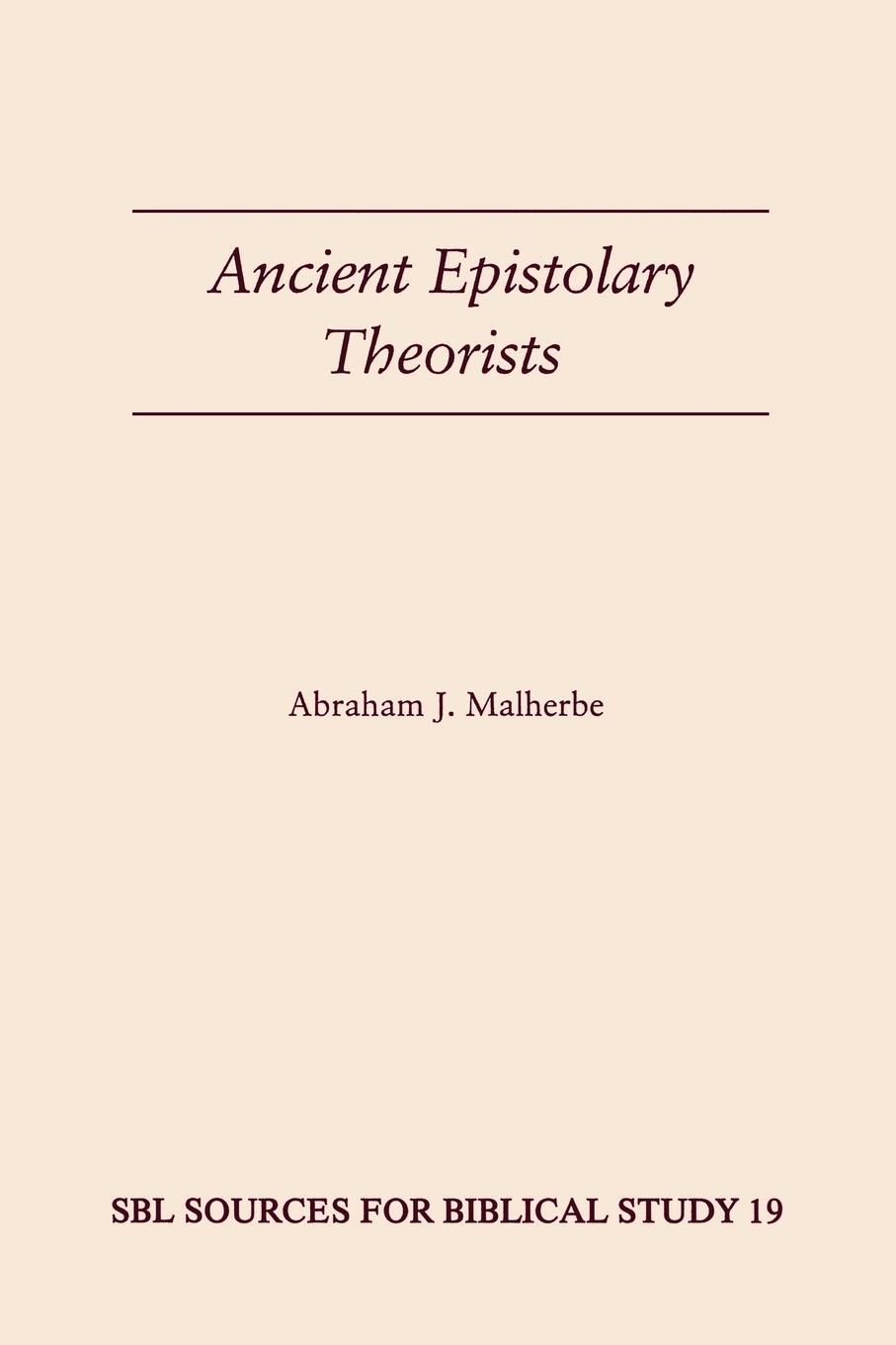 Cover: 9781555401368 | Ancient Epistolary Theorists | Taschenbuch | Paperback | Englisch