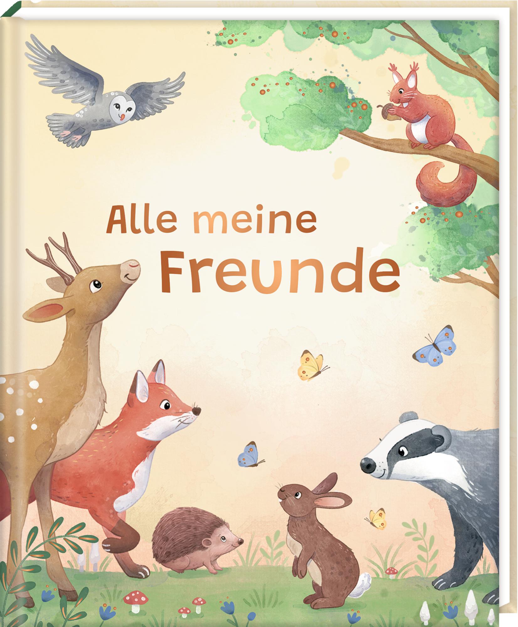 Cover: 4050003958262 | Freundebuch - Alle meine Freunde. Waldtiere | Susanna Hatkemper | Buch