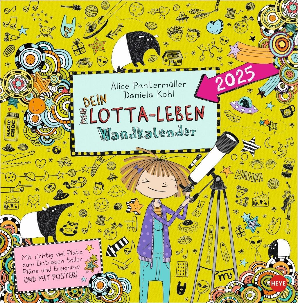 Cover: 9783756405503 | Lotta-Leben Broschurkalender 2025 | Alice Pantermüller | Kalender