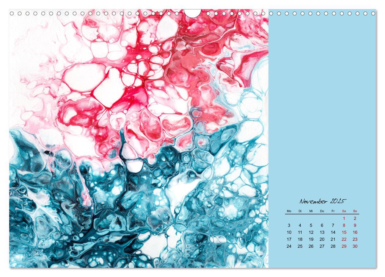 Bild: 9783435024575 | Farbfantasien - Pouring (Wandkalender 2025 DIN A3 quer), CALVENDO...