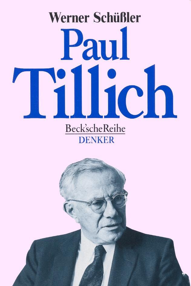 Cover: 9783406389399 | Paul Tillich | Werner Schüssler | Taschenbuch | Beck'sche Reihe | 1997