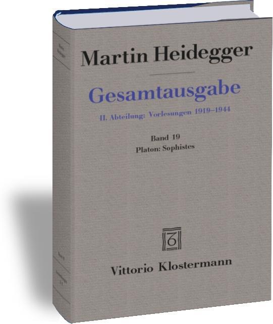 Cover: 9783465000969 | Gesamtausgabe. 4 Abteilungen / Platon: Sophistes | Martin Heidegger