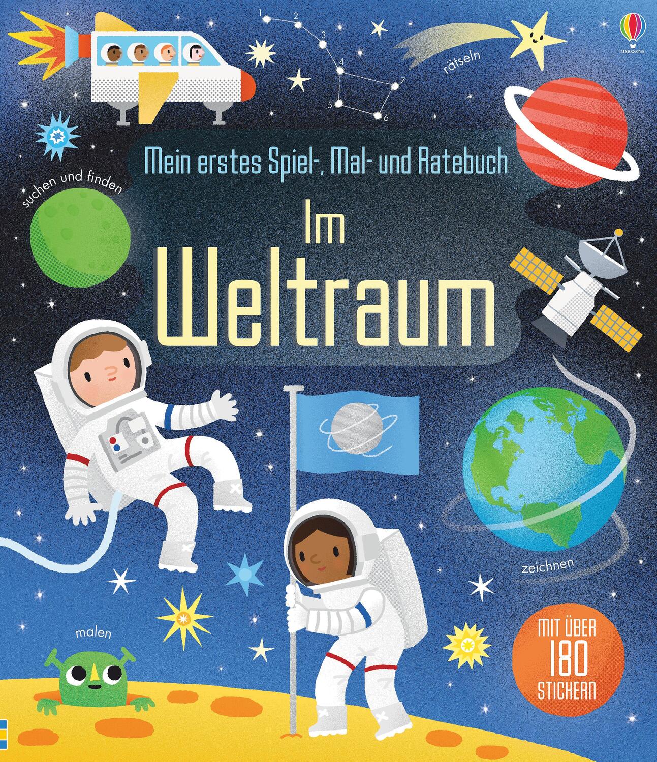 Cover: 9781789411621 | Mein erstes Spiel-, Mal- und Ratebuch: Im Weltraum | Gilpin (u. a.)