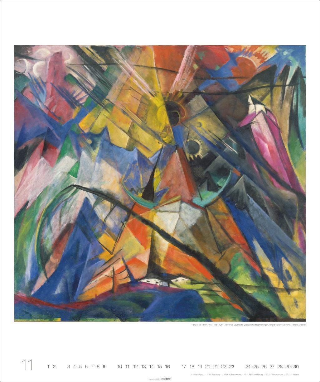 Bild: 9783839900970 | Franz Marc Edition Kalender 2025 | Kalender | Spiralbindung | 14 S.