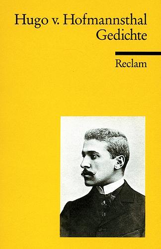Cover: 9783150180365 | Gedichte | Sammlung von 1922 | Hugo von Hofmannsthal | Taschenbuch