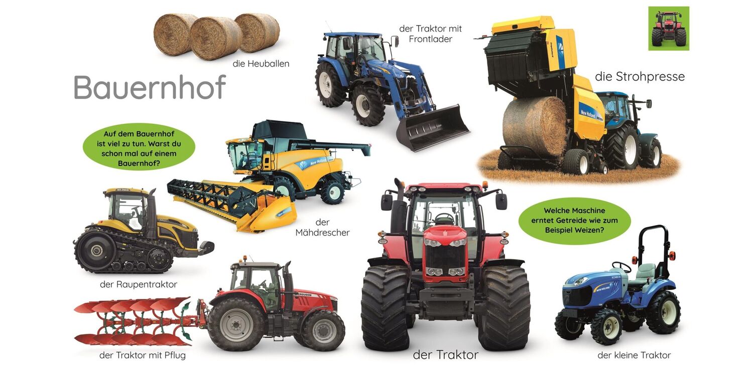 Bild: 9783831047451 | Erstes Lernen. Traktor, Bagger, Laster | DK Verlag - Kids | Buch