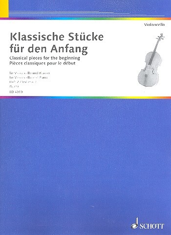 Cover: 9790001056557 | Klassische Stücke für den Anfang 2 | Band 2. Violoncello und Klavier.