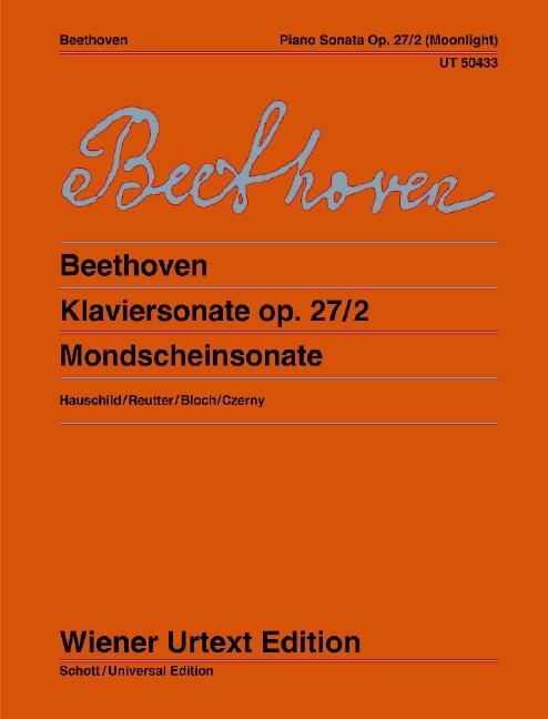 Cover: 9783850557955 | Klaviersonate (Mondscheinsonate). Wiener Urtext Edition. | Reutter