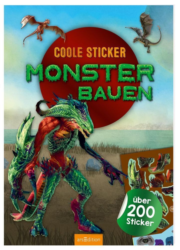 Cover: 9783845836041 | Coole Sticker - Monster bauen | Über 200 Sticker | Timo Schumacher
