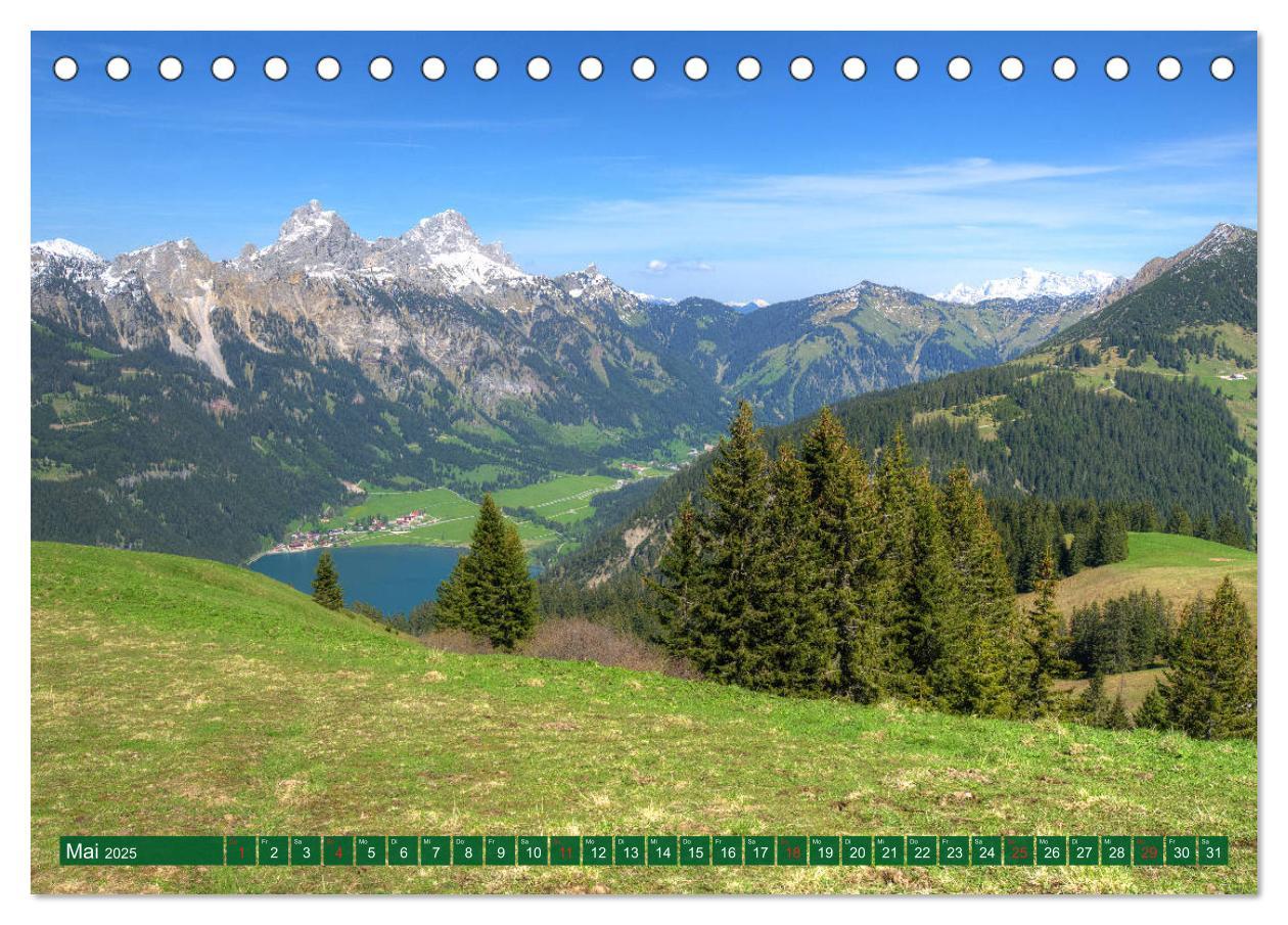 Bild: 9783435307258 | Tannheim und das Tal (Tischkalender 2025 DIN A5 quer), CALVENDO...