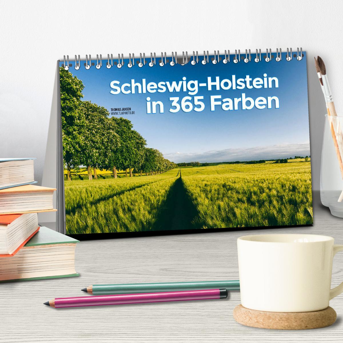 Bild: 9783435454983 | Schleswig-Holstein in 365 Farben (Tischkalender 2025 DIN A5 quer),...