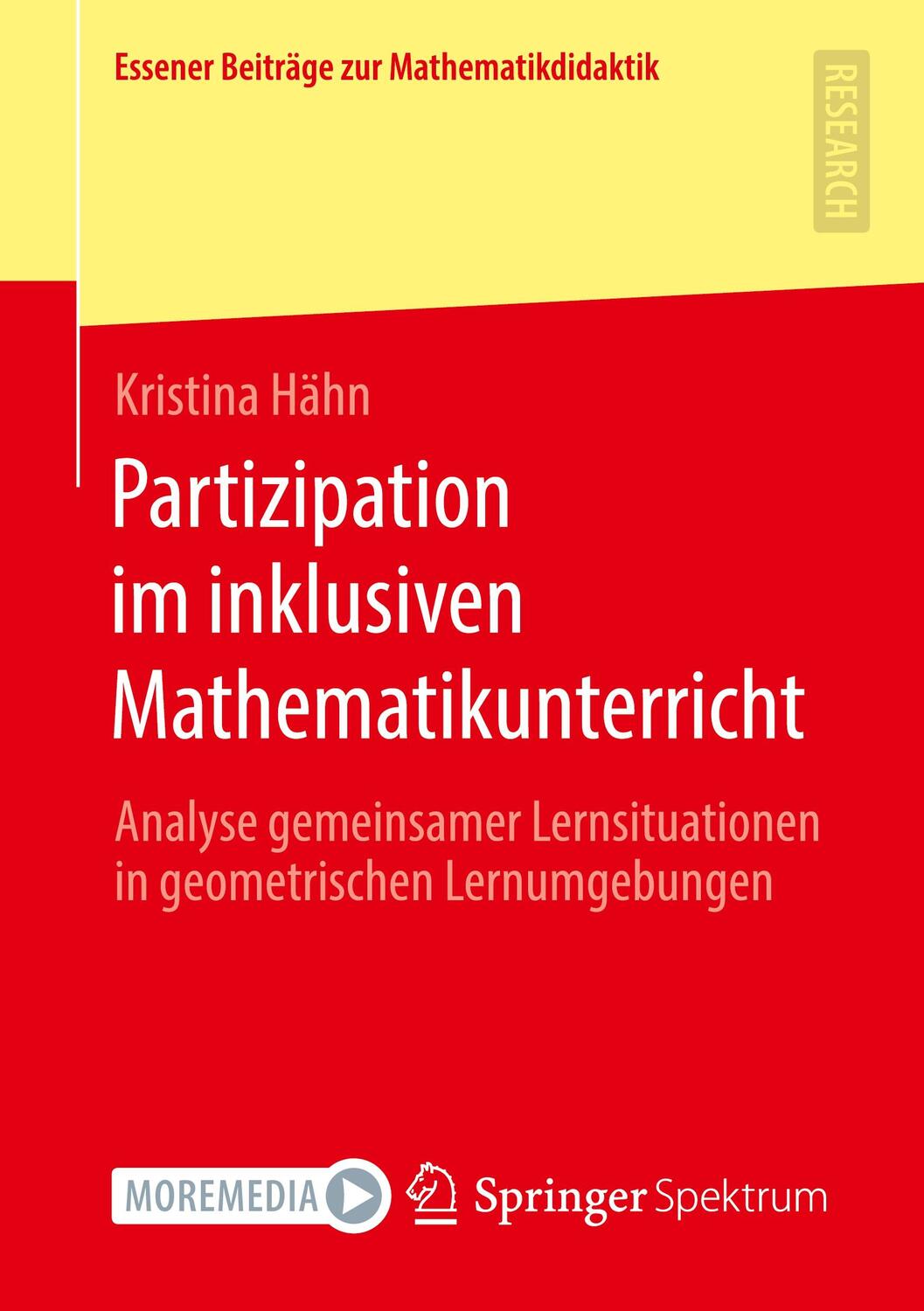Cover: 9783658320911 | Partizipation im inklusiven Mathematikunterricht | Kristina Hähn