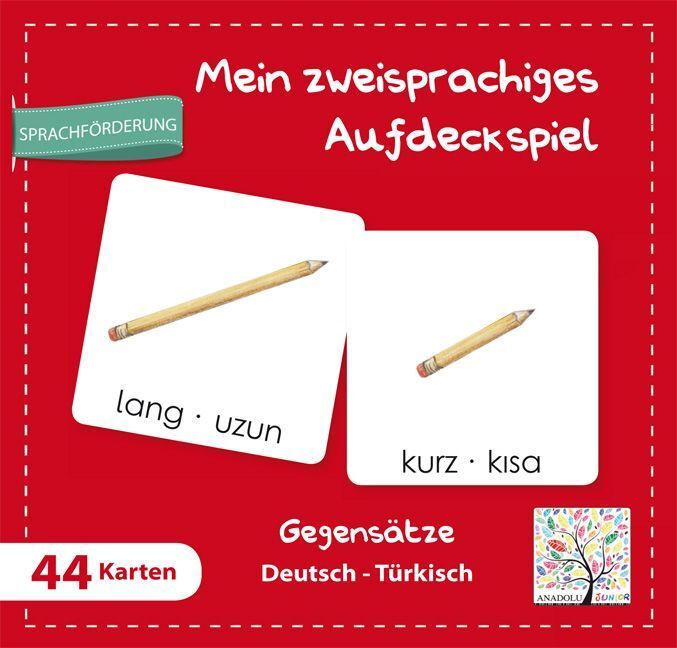 Cover: 9783861215684 | Mein zweisprachiges Aufdeckspiel, Gegensätze Deutsch-Türkisch...