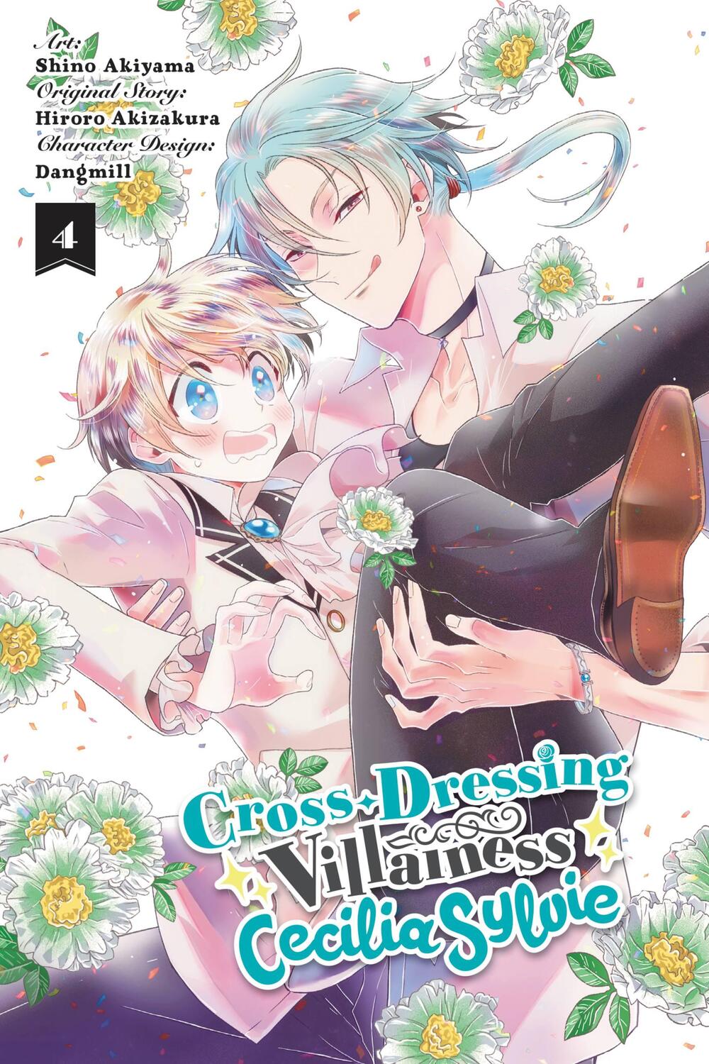 Cover: 9781975367459 | Cross-Dressing Villainess Cecilia Sylvie, Vol. 4 (manga) | Akizakura