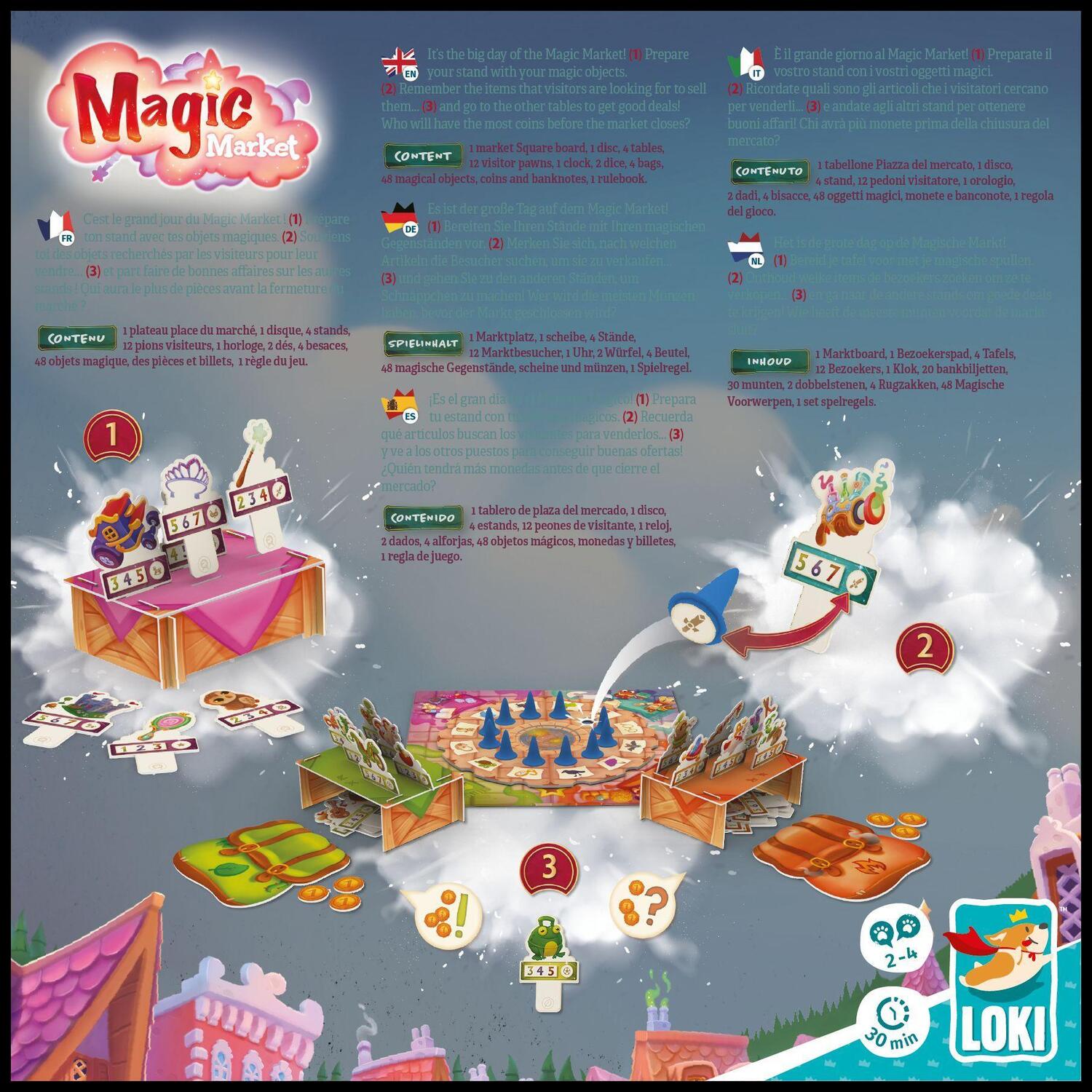 Bild: 3760175518195 | Magic Market | Iello | Spiel | Deutsch | 2021 | Huch & Friends