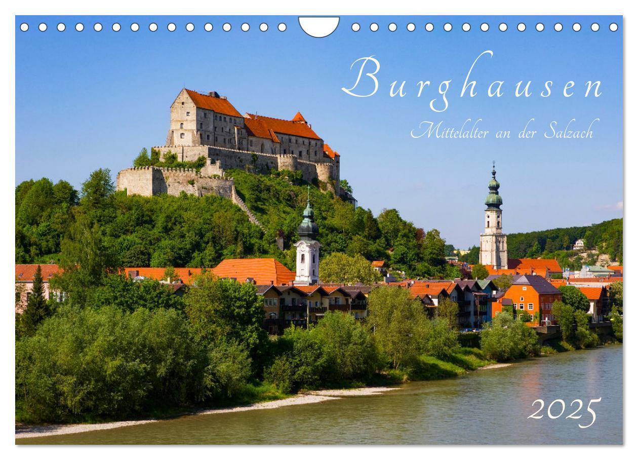 Cover: 9783435057368 | Burghausen - Mittelalter an der Salzach (Wandkalender 2025 DIN A4...