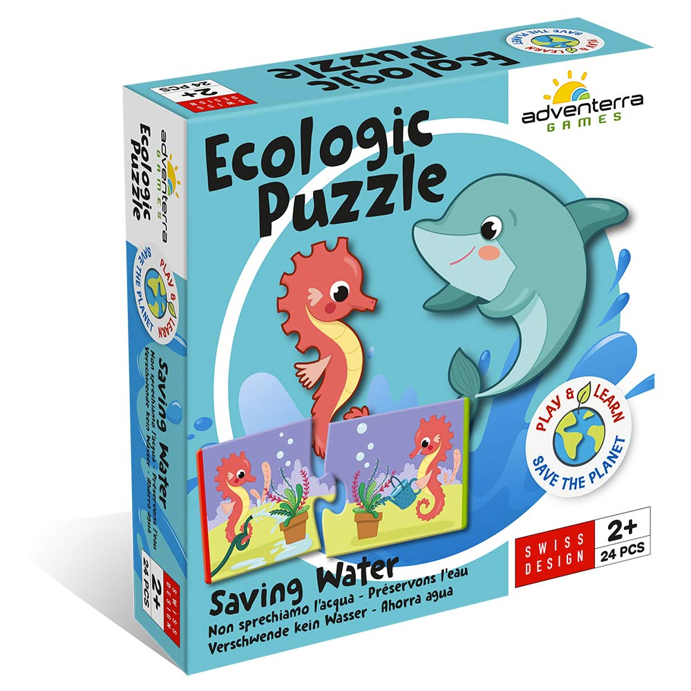 Cover: 7640179640404 | Ecologic Puzzle: Verschwende kein Wasser (Kinderspiel) | games | Spiel