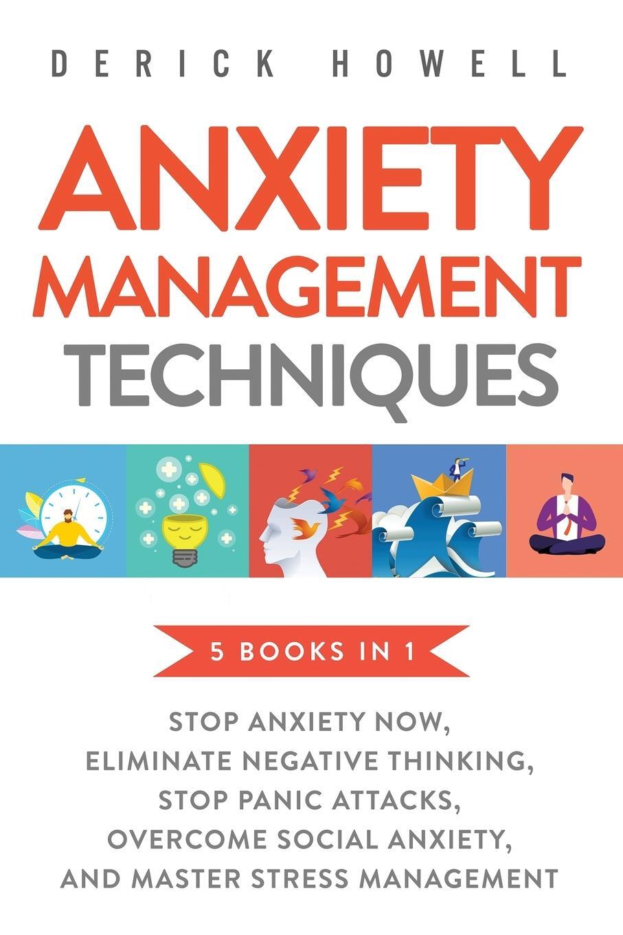 Cover: 9781647800888 | Anxiety Management Techniques 5 Books in 1 | Derick Howell | Buch