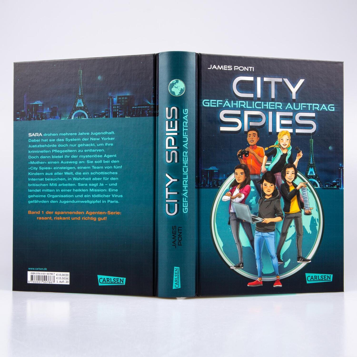 Bild: 9783551557667 | City Spies 1: Gefährlicher Auftrag | James Ponti | Buch | City Spies
