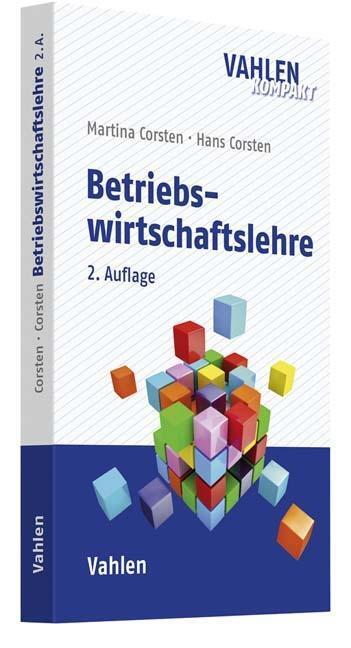 Cover: 9783800659753 | Betriebswirtschaftslehre | Vahlen kompakt | Corsten | Taschenbuch