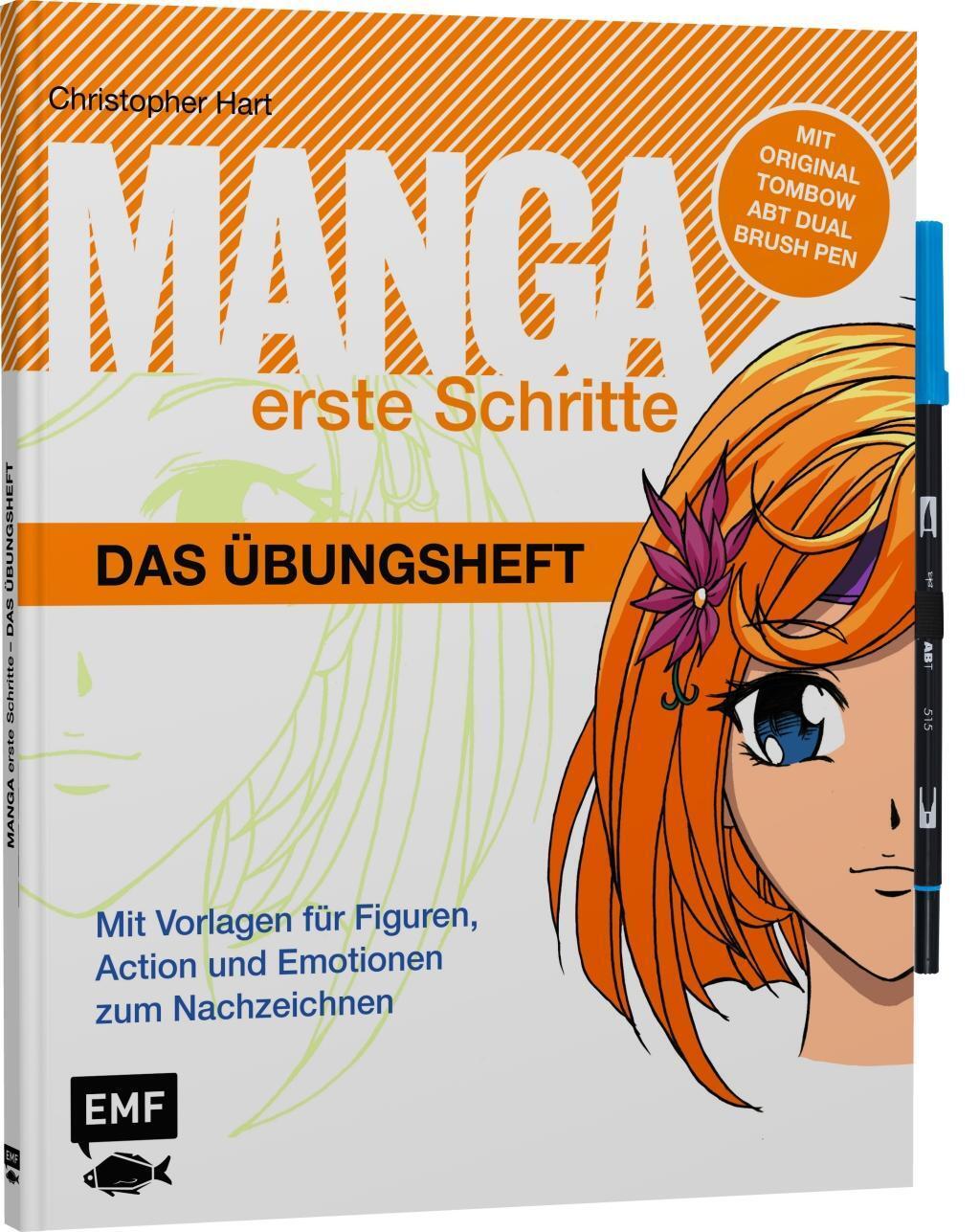 Cover: 9783960931263 | Manga Erste Schritte - Das Übungsheft mit original Tombow ABT Dual...