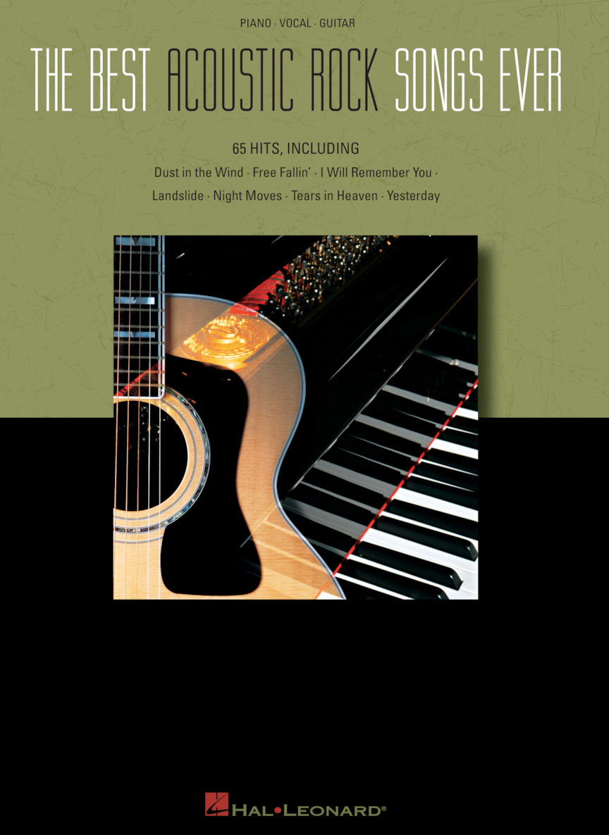 Cover: 73999334050 | The Best Acoustic Rock Songs Ever | Piano-Vocal-Guitar Songbook | Buch
