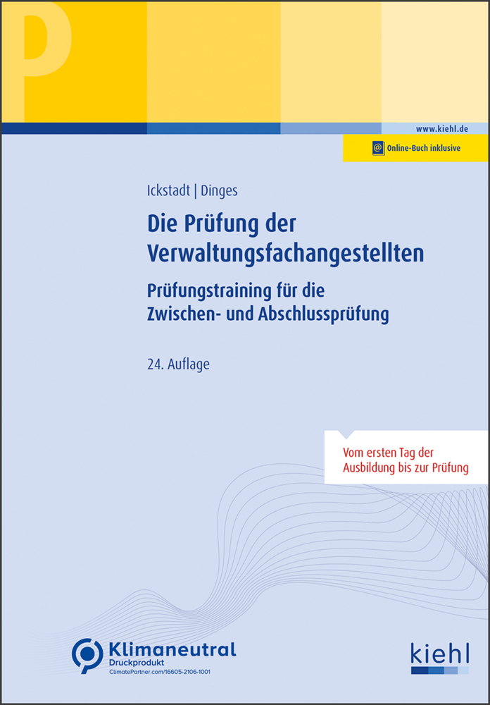 Cover: 9783470106144 | Die Prüfung der Verwaltungsfachangestellten | Ewald Ickstadt (u. a.)