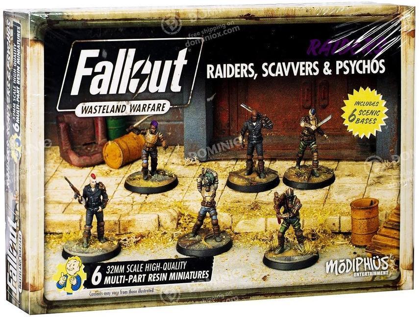 Cover: 5060523341597 | Fallout: Wasteland Warfare - Raiders, Psychos & Scavvers | Modiphius