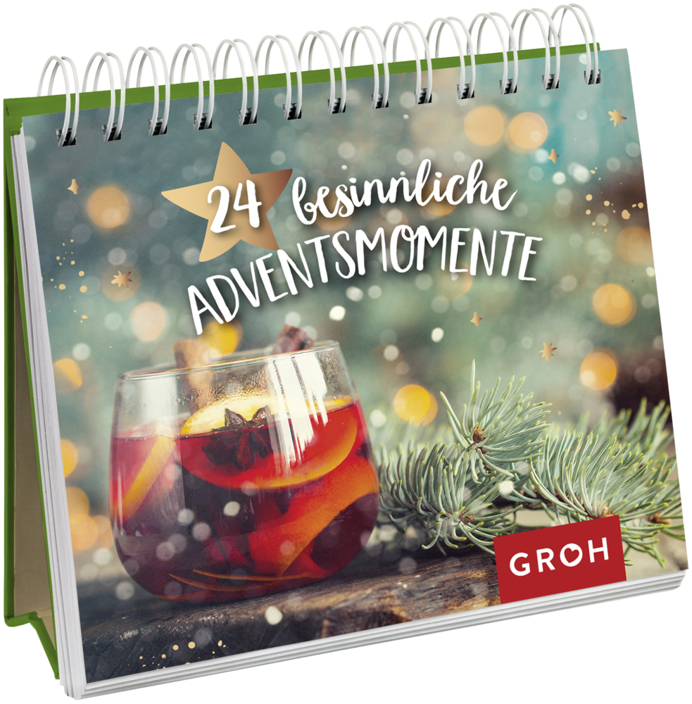 Cover: 9783848501113 | 24 besinnliche Adventsmomente | Groh Verlag | Kalender | Spiralbindung