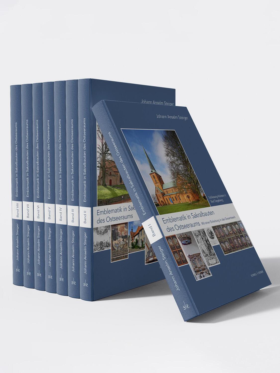 Cover: 9783795437800 | Emblematik in Sakralbauten des Ostseeraums - Set (Bände 1-8) | Steiger