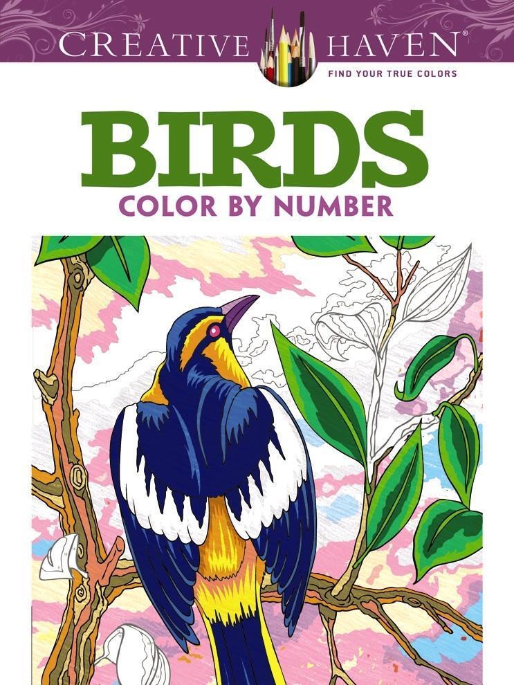 Cover: 9780486798578 | Creative Haven Birds Color by Number Coloring Book | George Toufexis