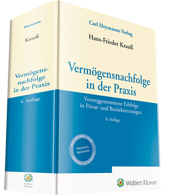 Cover: 9783452295385 | Vermögensnachfolge in der Praxis | Hans-Frieder Krauß | Buch | Deutsch