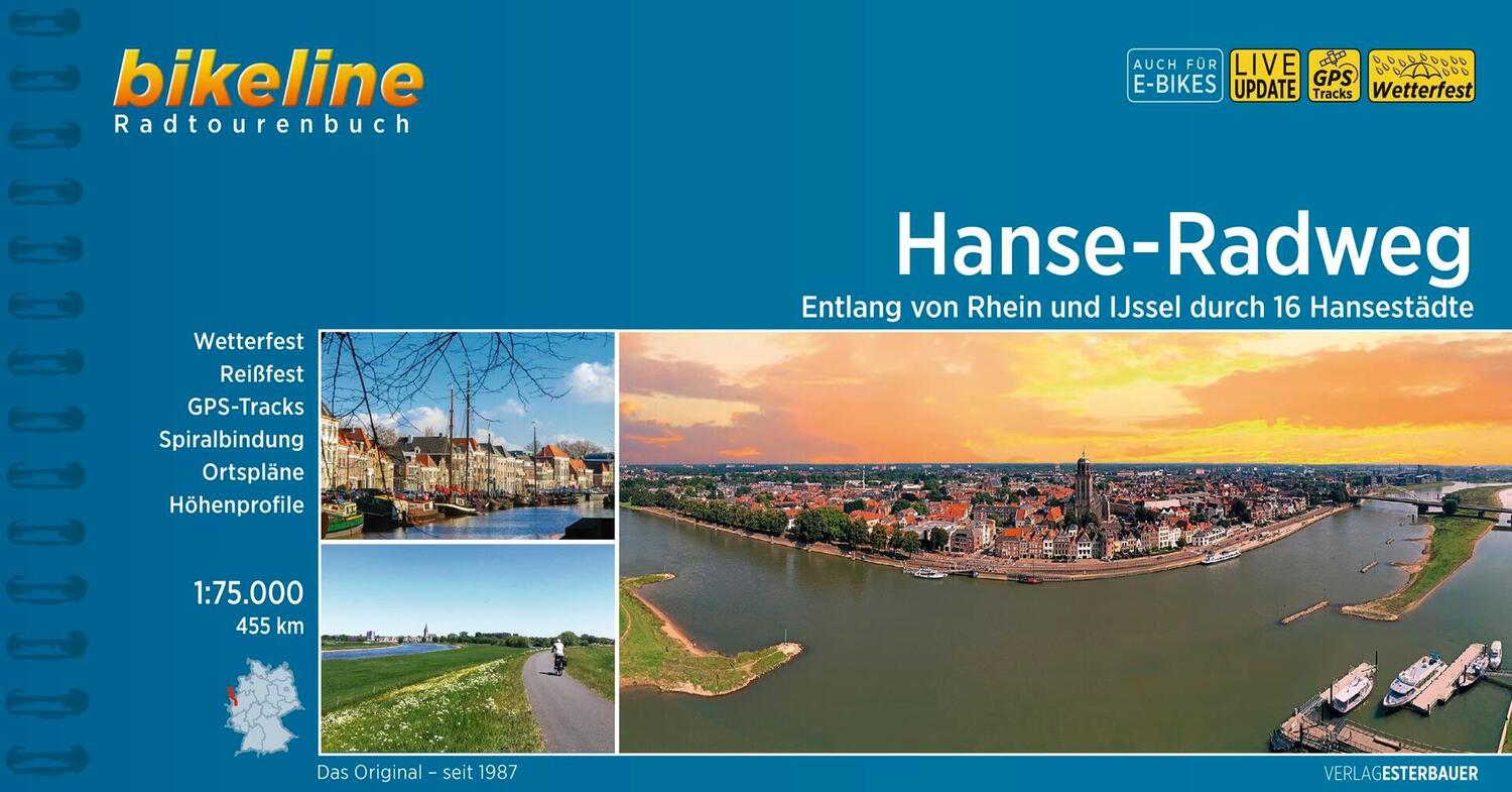 Cover: 9783711101112 | Hanse-Radweg | Esterbauer Verlag | Taschenbuch | Spiralbindung | 2023