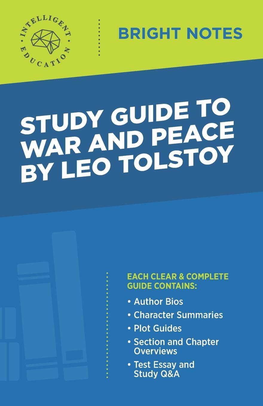 Cover: 9781645423089 | Study Guide to War and Peace by Leo Tolstoy | Taschenbuch | Paperback
