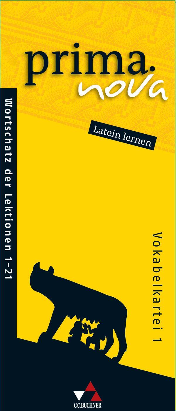 Cover: 9783766179777 | prima.nova Latein lernen - Vokabelkartei 1 | Clement Utz (u. a.) | Box