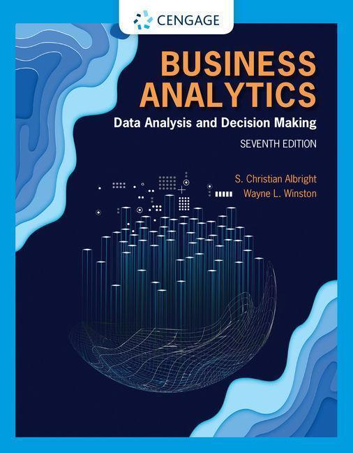 Cover: 9780357109953 | Business Analytics | Data Analysis & Decision Making | Winston (u. a.)