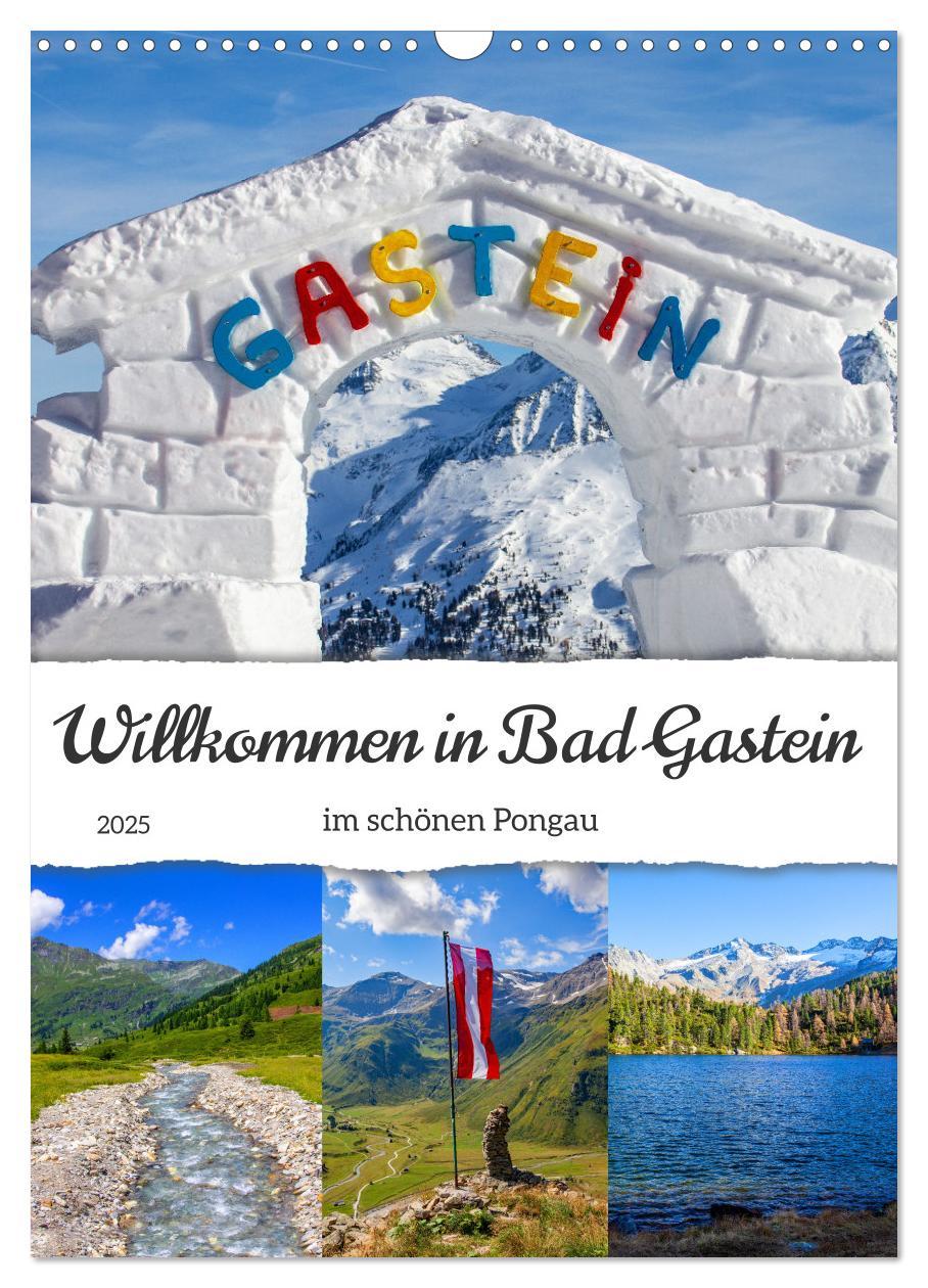 Cover: 9783435843473 | Willkommen in Bad Gastein (Wandkalender 2025 DIN A3 hoch), CALVENDO...