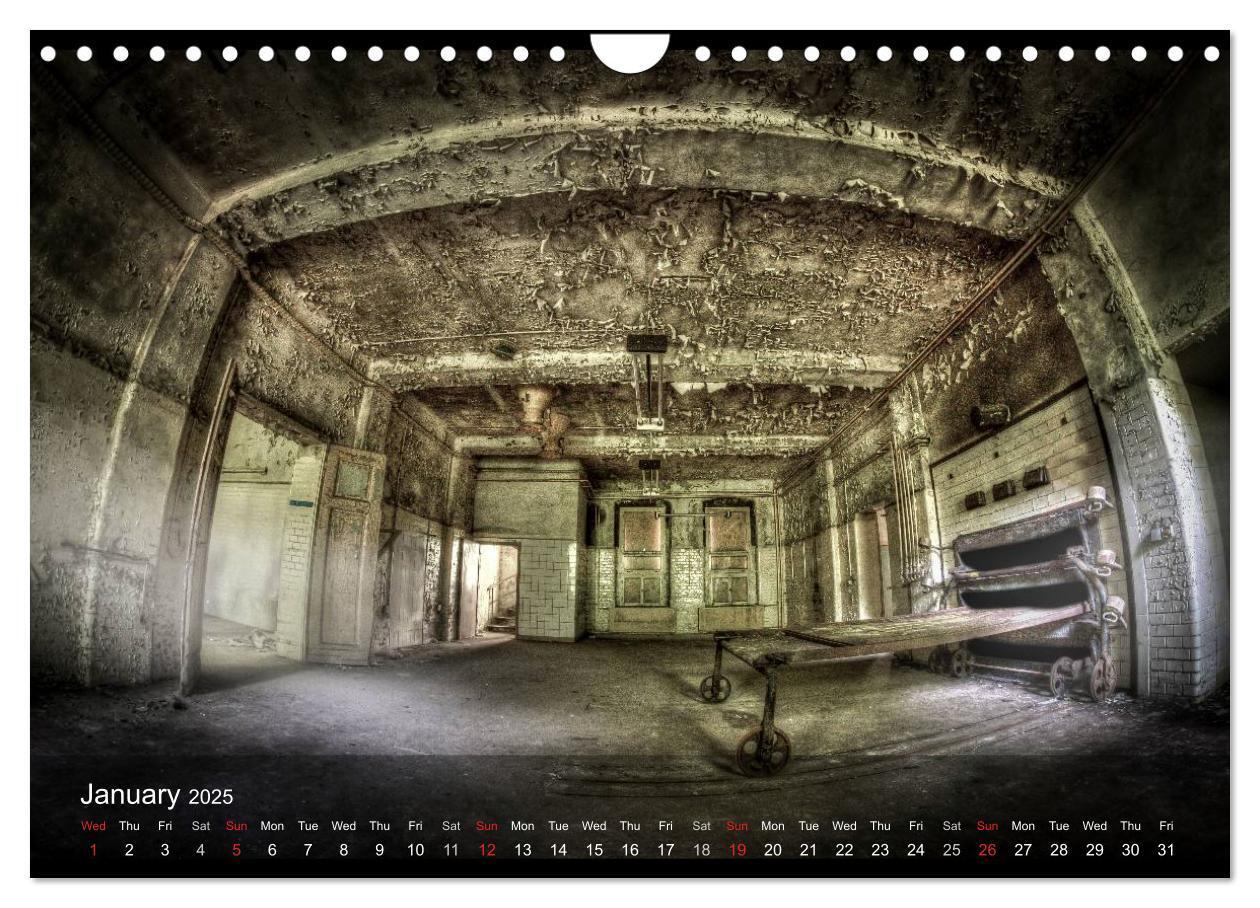 Bild: 9781325963348 | Lost Places HDR Beelitz II (Wall Calendar 2025 DIN A4 landscape),...