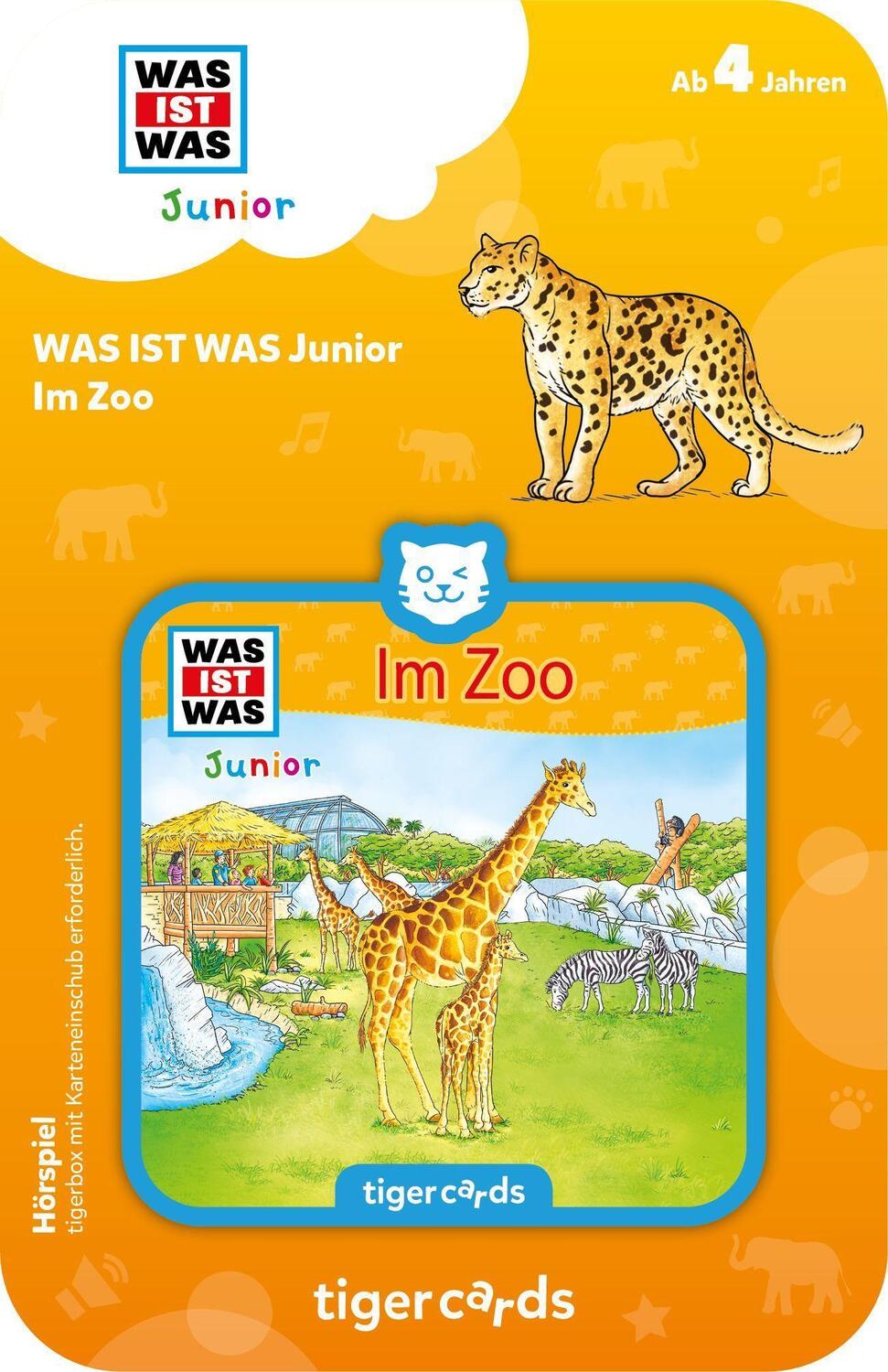 Bild: 4260535484881 | tigercard - WAS IST WAS Junior - Zoo | Stück | Deutsch | 2021