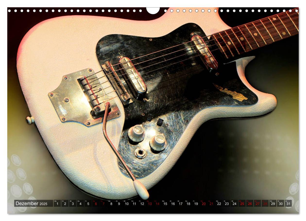 Bild: 9783435198399 | Vintage Gitarren in Szene gesetzt (Wandkalender 2025 DIN A3 quer),...