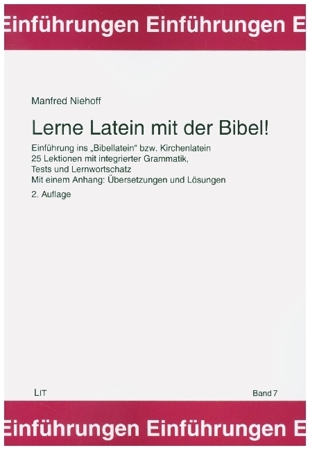 Cover: 9783643145918 | Lerne Latein mit der Bibel! | Manfred Niehoff | Taschenbuch | Deutsch