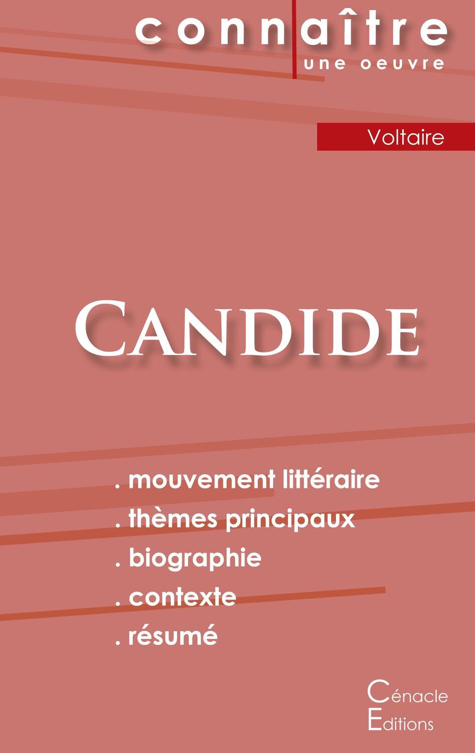 Cover: 9782367886640 | Fiche de lecture Candide de Voltaire (Analyse littéraire de...