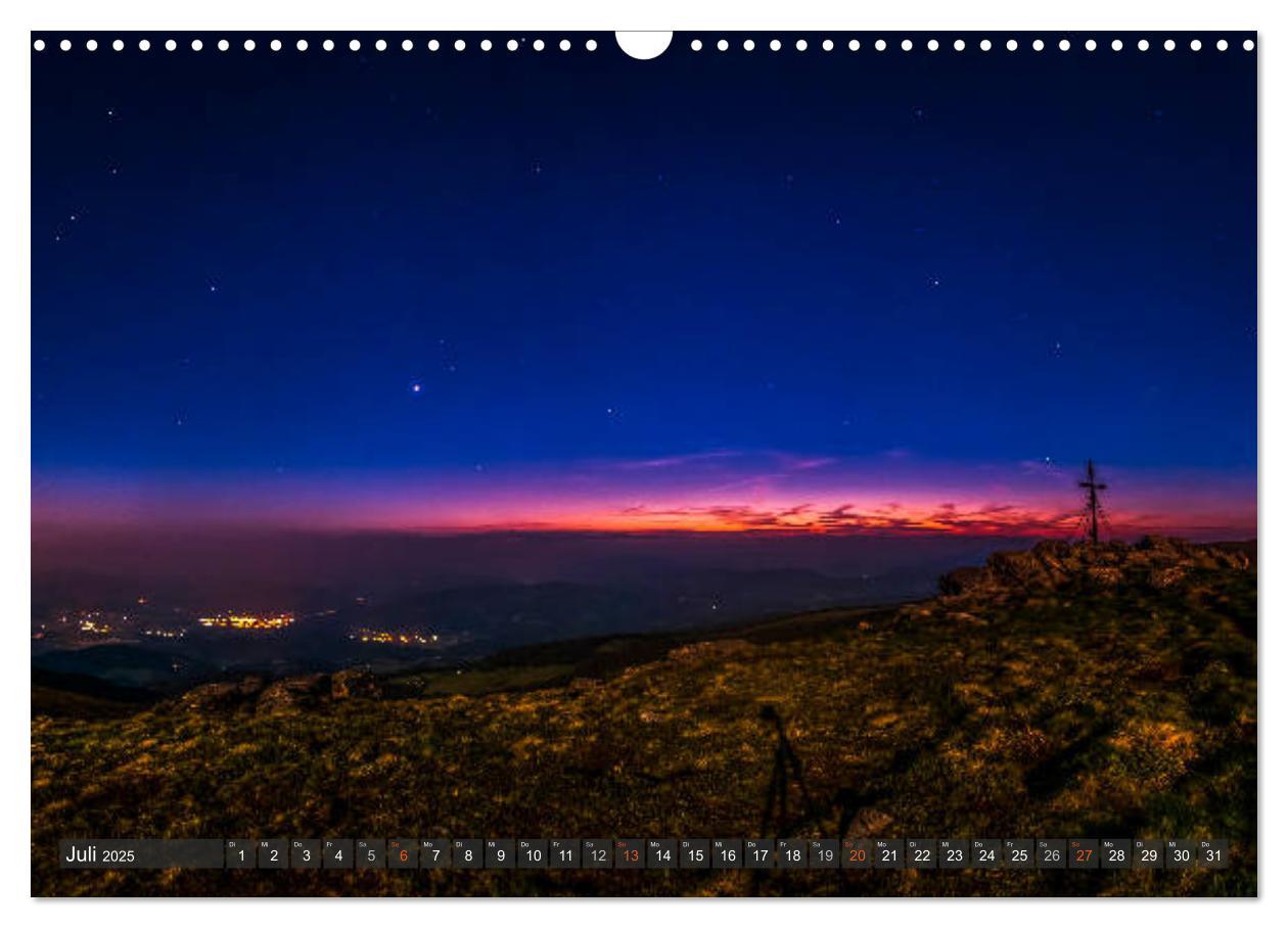 Bild: 9783435424245 | Himmelslichter - Mond und Sterne (Wandkalender 2025 DIN A3 quer),...