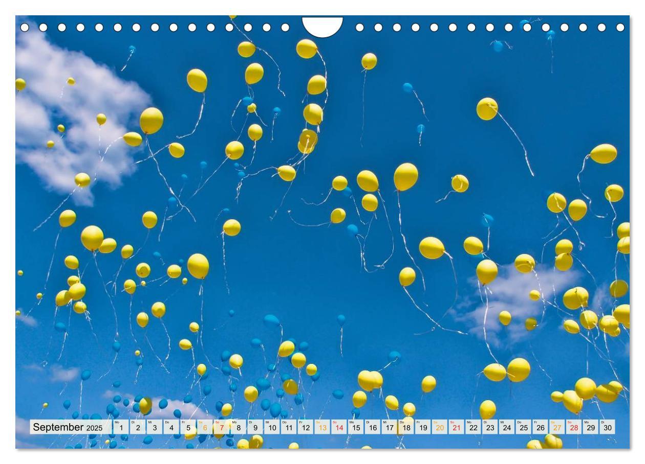 Bild: 9783435466184 | Mein schöner bunter Luftballon (Wandkalender 2025 DIN A4 quer),...