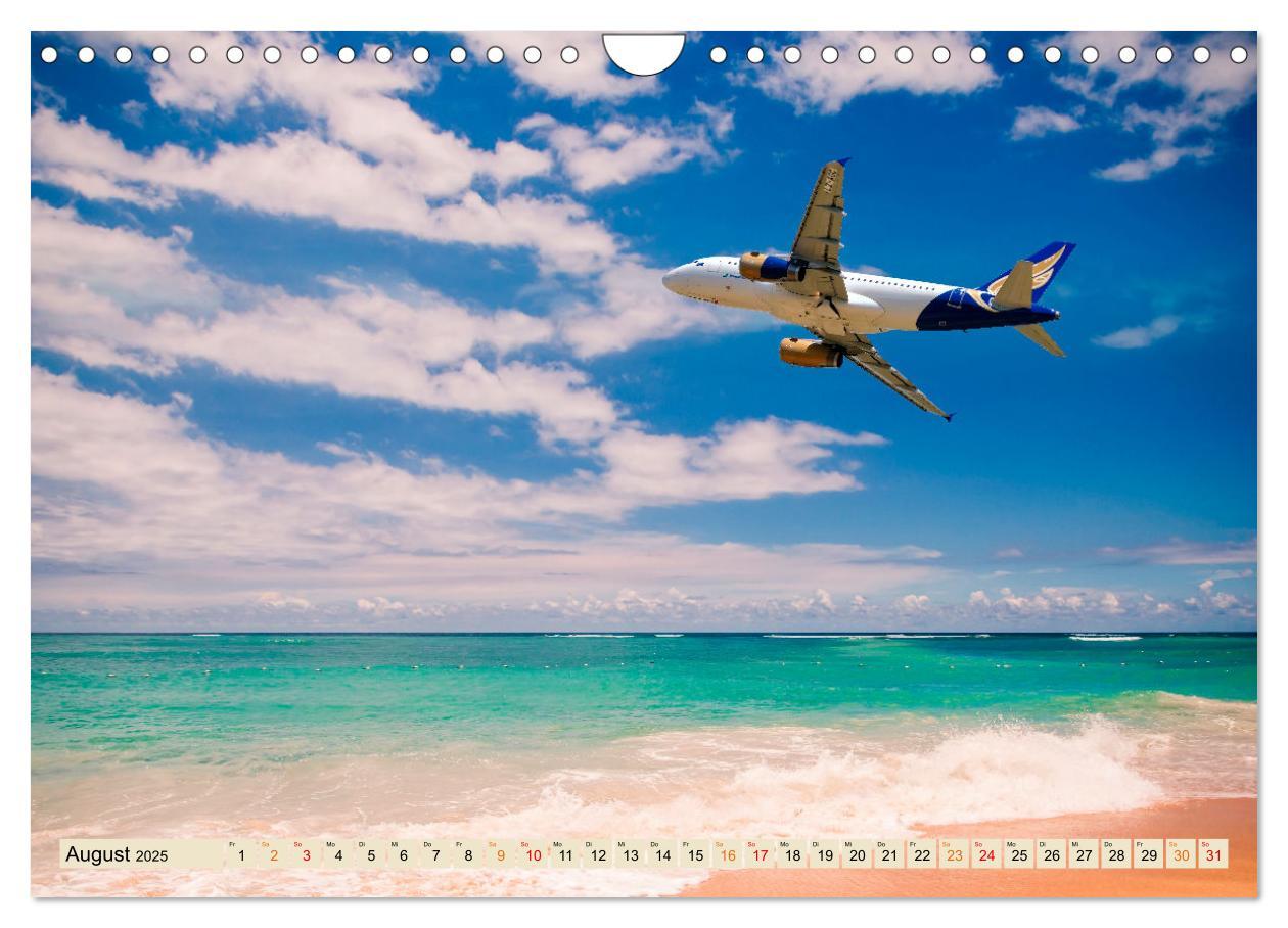 Bild: 9783383964039 | Flugzeuge - ab in den Urlaub (Wandkalender 2025 DIN A4 quer),...