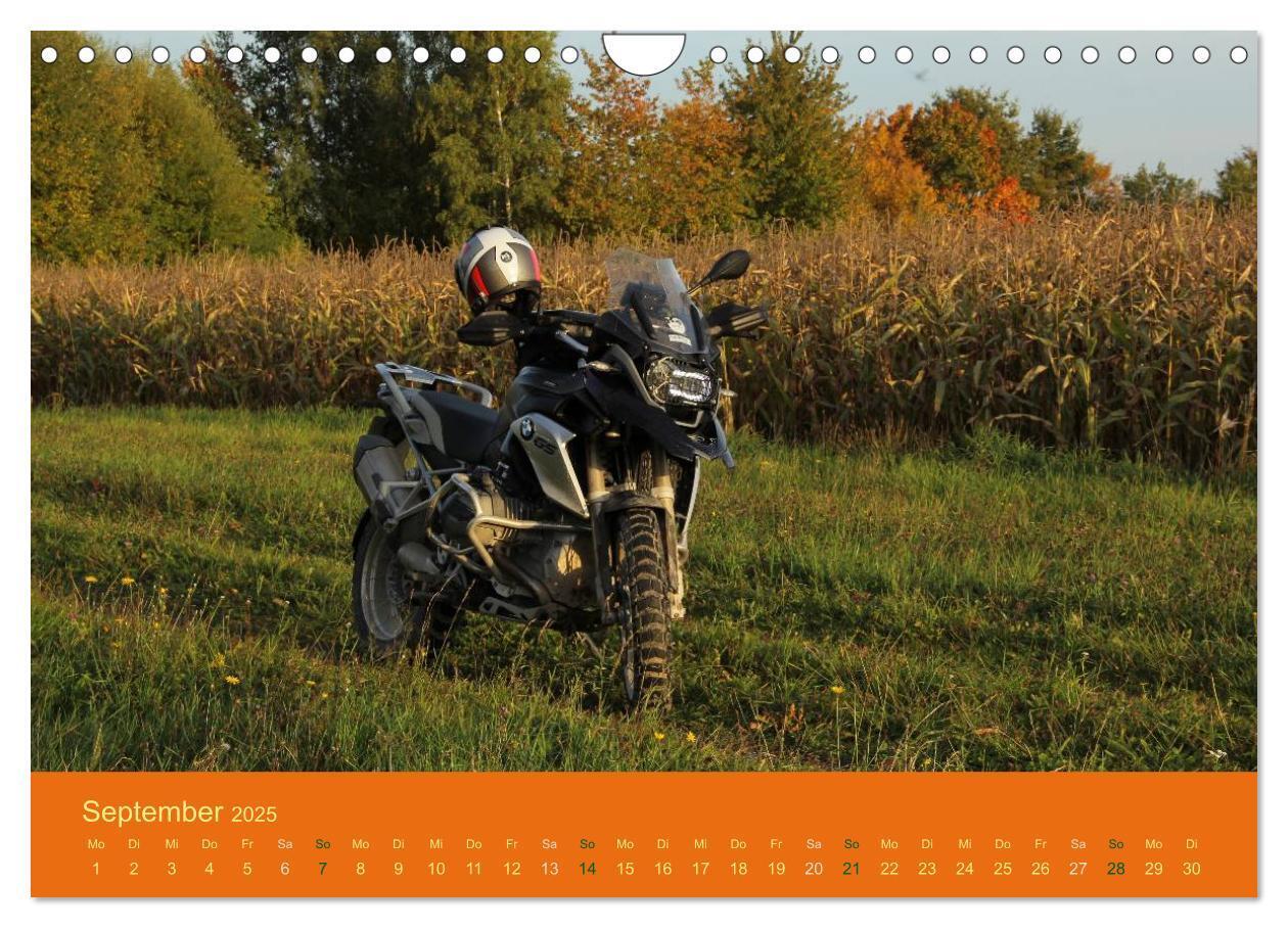 Bild: 9783435521913 | Freude an - Spaß mit der BMW GS (Wandkalender 2025 DIN A4 quer),...