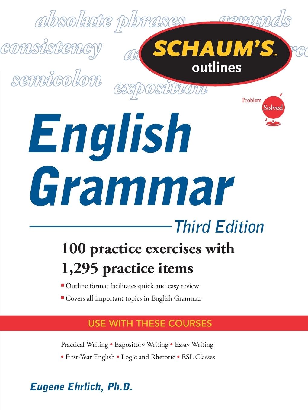 Cover: 9780071756075 | Schaum's Outline of English Grammar, Third Edition | Eugene Ehrlich