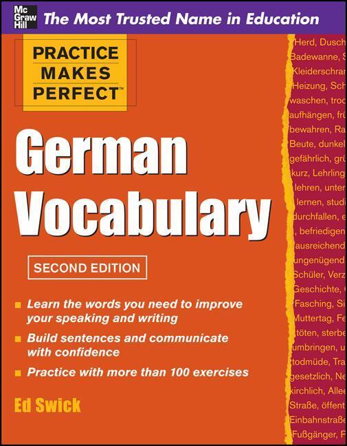 Cover: 9780071763011 | Pmp German Vocabulary 2e | Ed Swick | Taschenbuch | Englisch | 2011