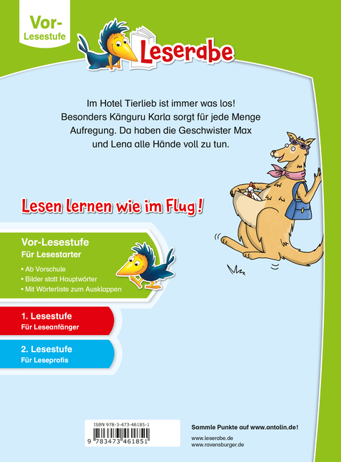 Bild: 9783473461851 | Hotel Tierlieb - Leserabe ab Vorschule - Erstlesebuch für Kinder ab...