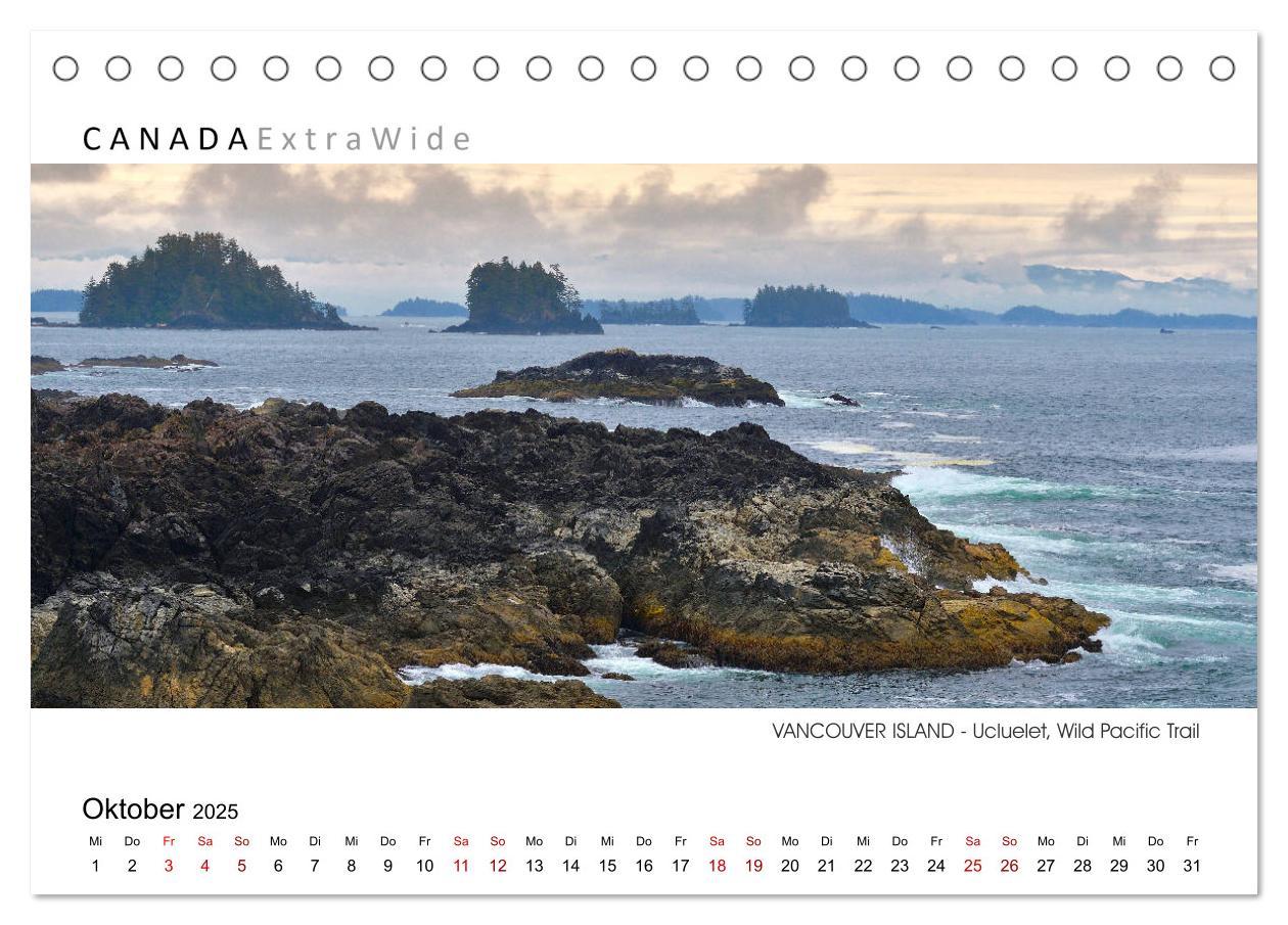 Bild: 9783383791369 | Vancouver Island Panoramabilder (Tischkalender 2025 DIN A5 quer),...